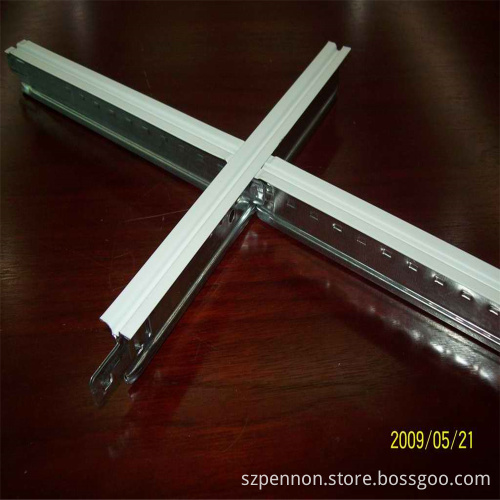 Suspension Ceiling Flat PlainT Grid T Bar Ceiling T Grid
